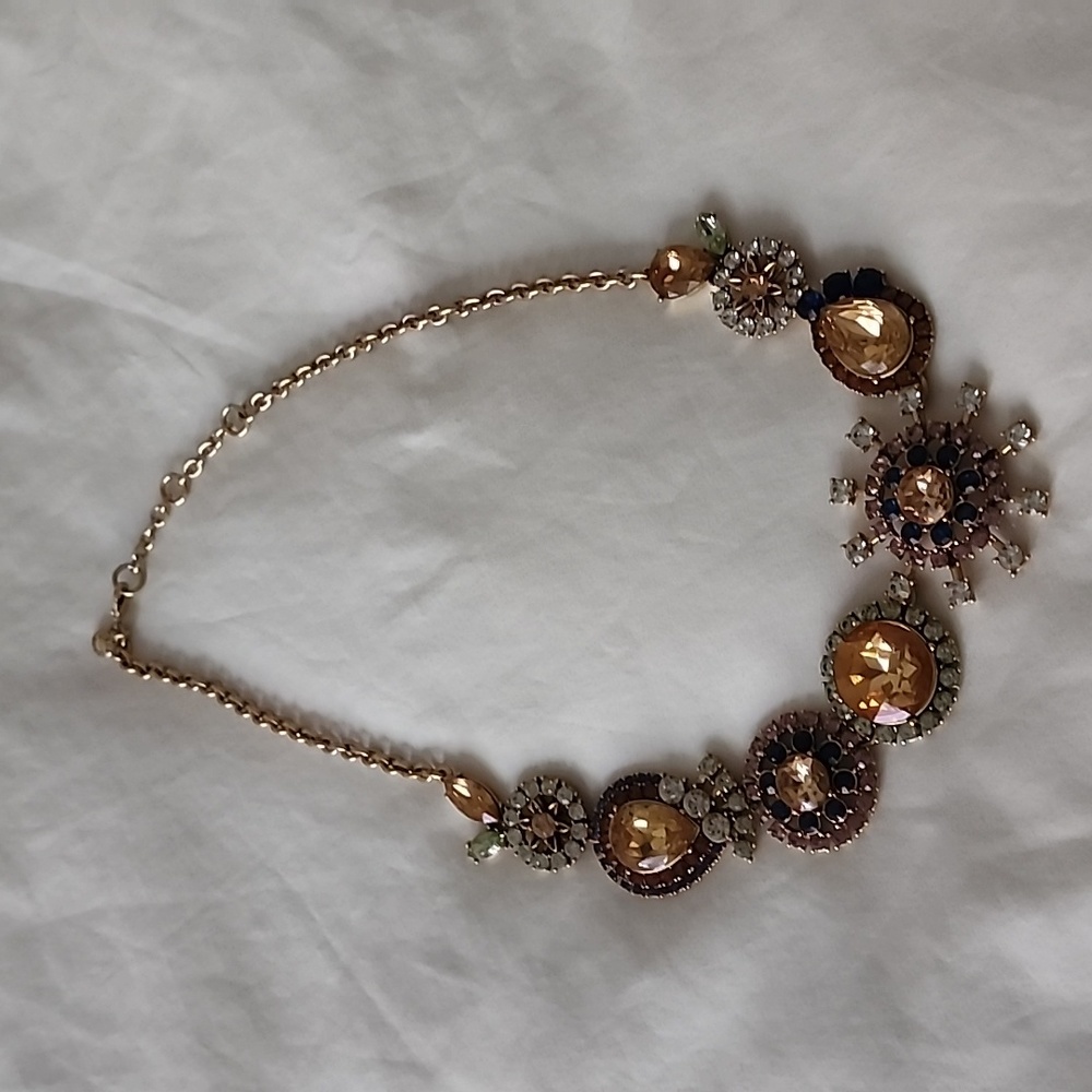 Multicolor gemstone necklace